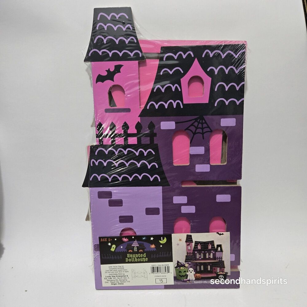 Target Bullseye Playground Halloween Haunted House Display Dollhouse Pink 2026